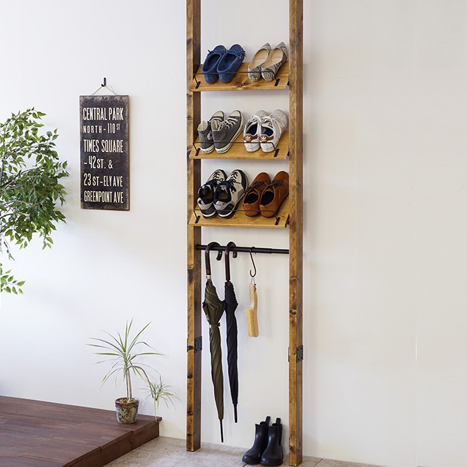DIY 棚 玄関収納 2個セット売り シューズラック DIY セット 玄関 収納 LABRICO ラブリコ