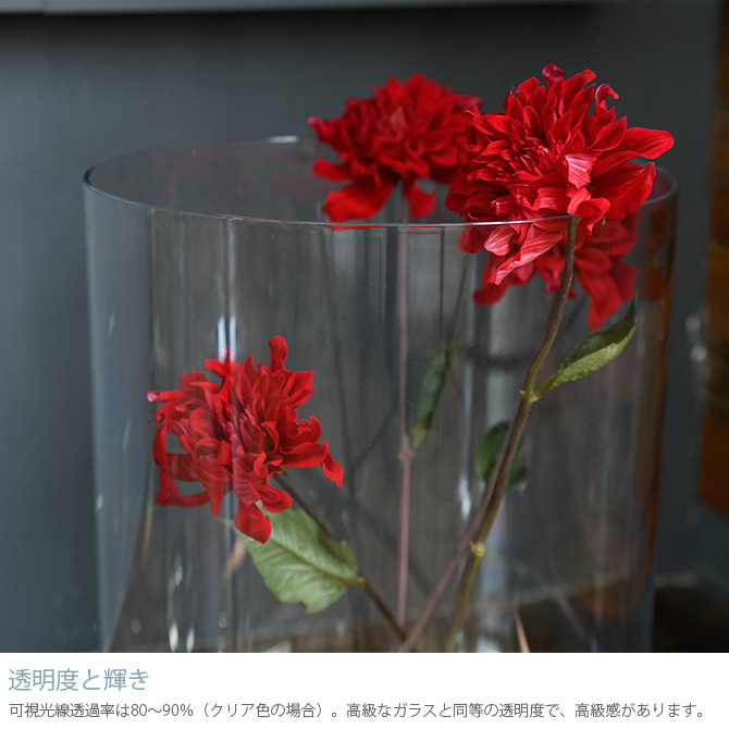 新規購入 Foyer ホワイエ Pvシリンダー 直径25cm 高さ80cm フラワーベース 花瓶 透明 円筒 シンプル おしゃれ クリア 新品 Theblindtigerslidell Com