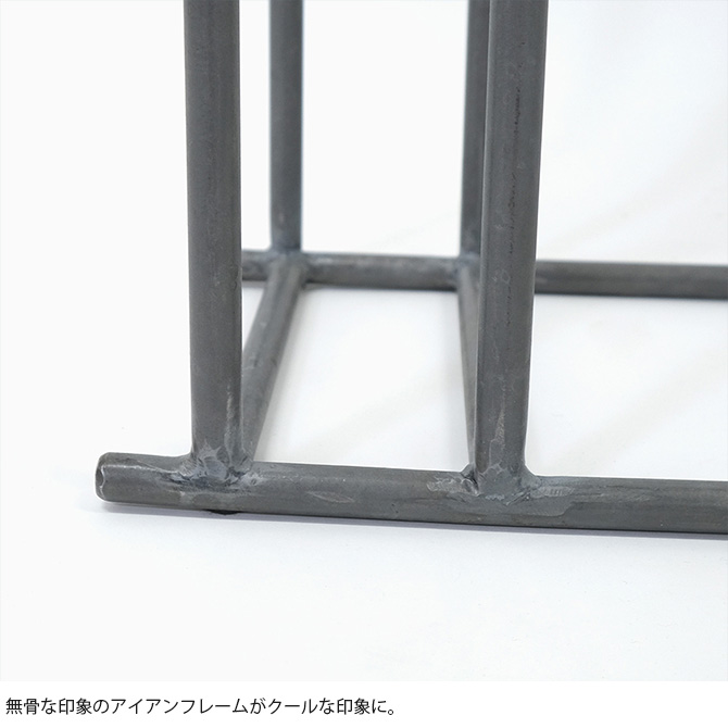 サイドテーブル 木製 アイアン おしゃれ オーバル shesay シセイ