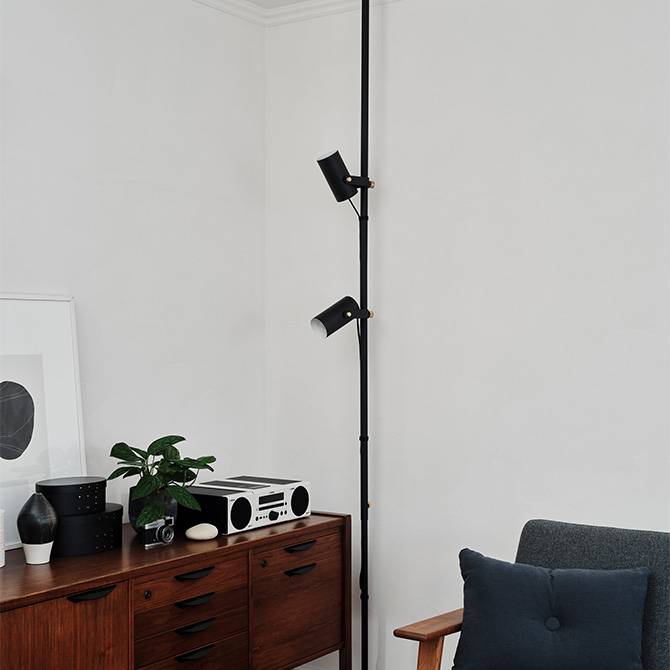 突っ張り棒 つっぱり棒 おしゃれ セット 伸縮 DRAW A LINE ドロー