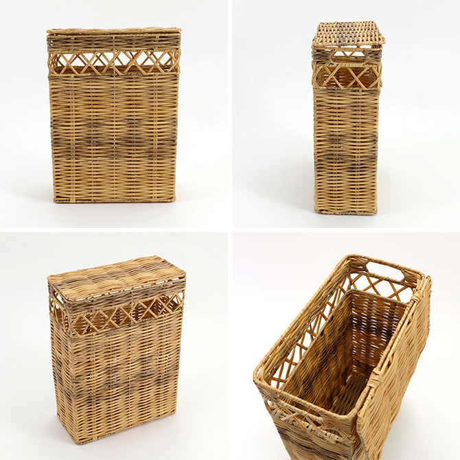 かご バスケット 収納 ゴミ箱 おしゃれ shesay シセイ ゴミ箱としても