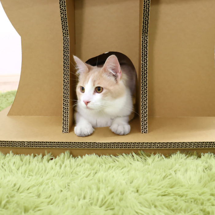 ヴィンテージ WINSTANLEY CAT/ケンジントンキャット・寝そべる茶