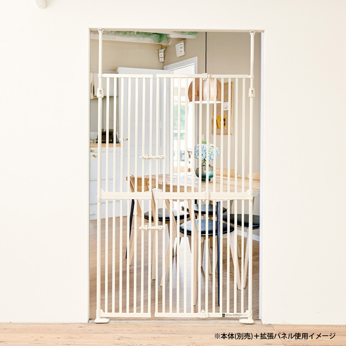 wanyanya 猫脱走ゲート にゃんドア 拡張フレーム 猫用 猫脱走防止ゲート 拡張パネル 拡張フレーム 脱走防止