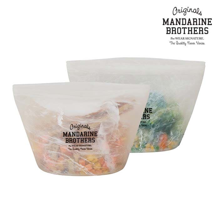  MANDARINE BROTHERS マンダリンブラザーズマーブルシリコンパック 2個セット　ホワイト 