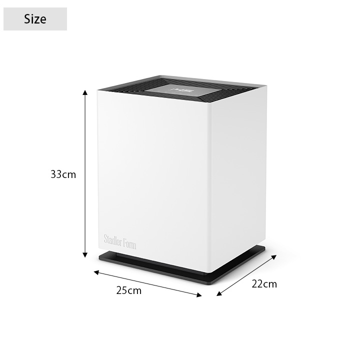 加湿器 気化式 おしゃれ タッチディスプレイ wi-fi Stadler Form