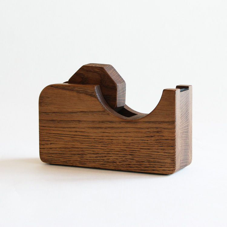 テープカッター 木製 おしゃれ 日本製 ギフト Oak Village オーク