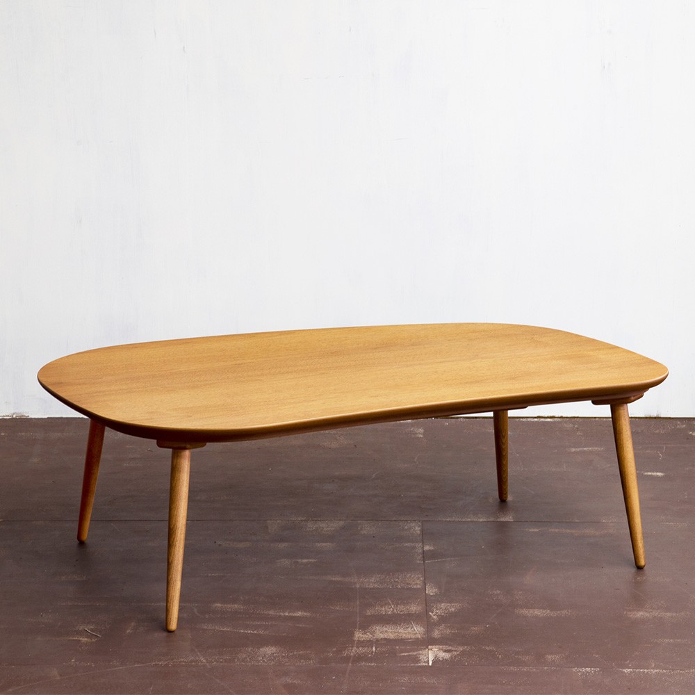 福岡市内引取歓迎！美品　テーブルコタツ　120×80cm こたつテーブル 楕円形 おしゃれ 幅120 コタツ Nichibi