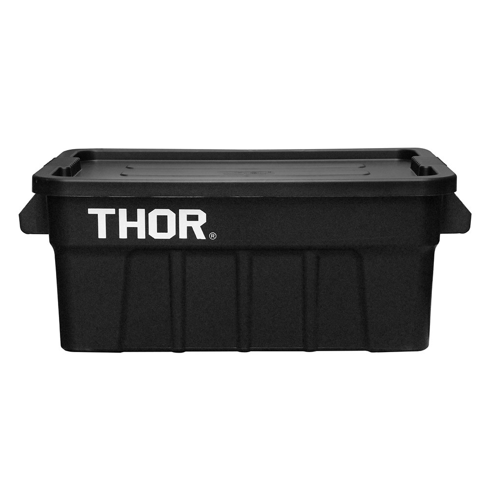 収納ボックス コンテナ おしゃれ プラスチック ユニセックス THOR ソー LARGE TOTES WITH LID 53L｜girlyapartment｜02