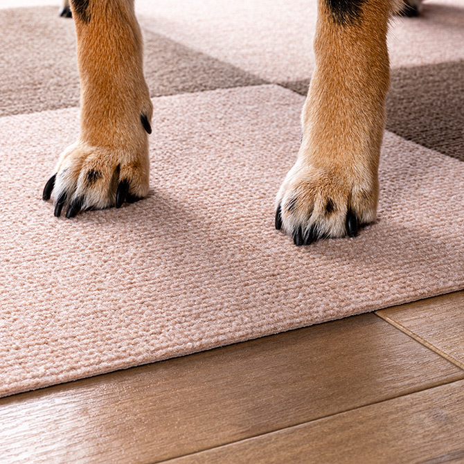 ペット用カーペット ペットマット 犬 猫 ペット マット ペット用撥水タイルマット 30×30cm