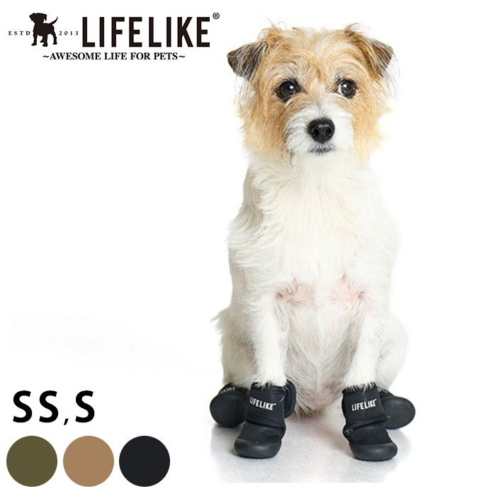 犬 シューズ 肉球保護 おしゃれ 犬靴 LIFELIKE ライフライク ダブル