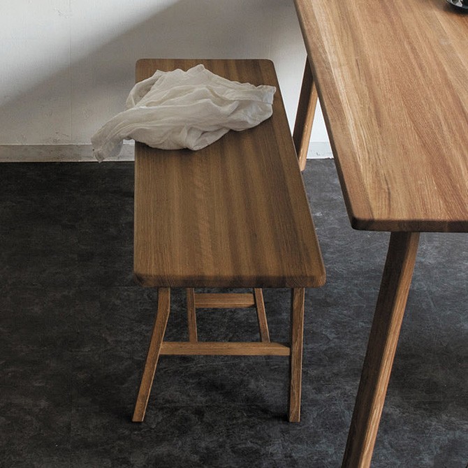 ダイニングベンチ 木製 無垢 北欧 おしゃれ SIEVE シーヴ saucer