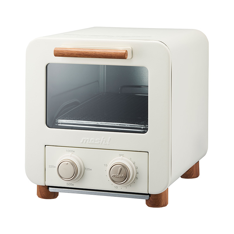 新品未使用 カフェ用 ホワイト コンパクトトースター トースター コンパクト 小型 2枚 かわいい おしゃれ mosh