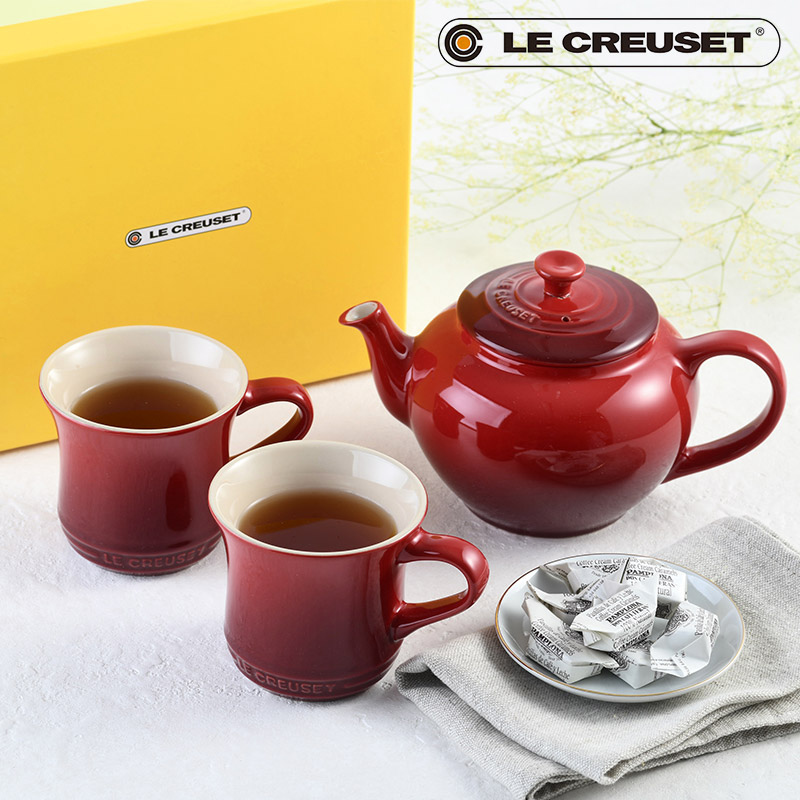 ルクルーゼ ティーセット おしゃれ かわいい マグカップ Le Creuset ル・クルーゼ ティーポット＆マグSS 2個セット