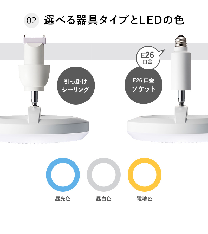 ドウシシャ ソケットモデル E26モデル E26口金 昼白色 LEDライト