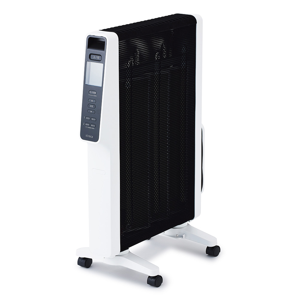 パネルヒーター 暖房器具 電気ヒーター 遠赤外線 軽量 静音 キャスター