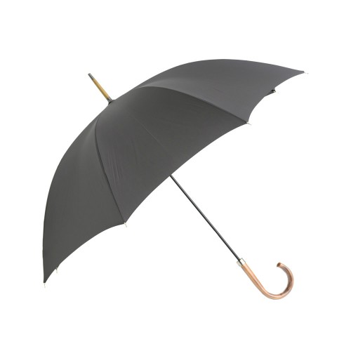 Ramuda ラムダ メンズ 傘 スリム 富士絹 8本骨 63cm 鉄木持ち手 UV加工