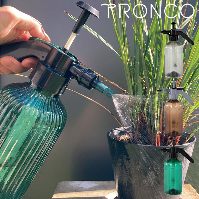 ポンプスプレー ハンディー 蓄圧スプレー 1.2L 自動噴霧 霧吹き TRONCO 