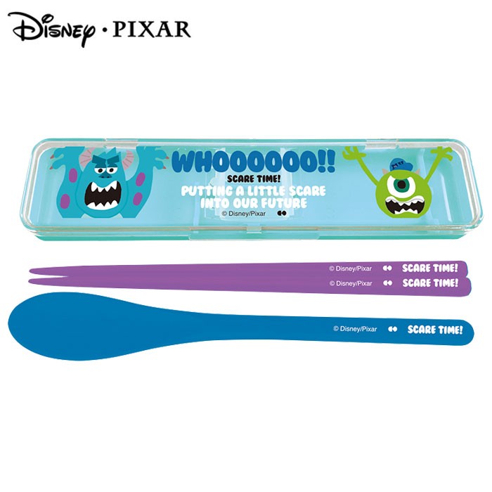 メール便 Pixar ディズニー モンスターズ インク カトラリー スプーン お箸 セット Scare Time お弁当 ハシ 箸 おはし ランチ For Zakka Green 通販 Yahoo ショッピング