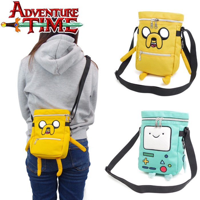 Adventure Time ショルダーバッグ 子供 ショルダーポーチ ボックス型 斜めがけ ポーチ レディース メンズ キッズ イエロー ブルー Mat 091 Mat 092 Fumat091 Zakka Green 通販 Yahoo ショッピング