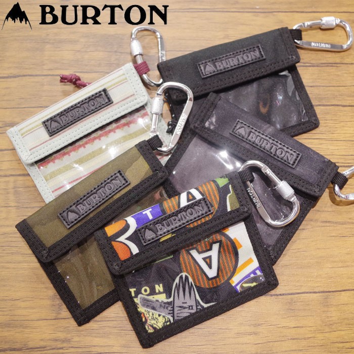 メール便 BURTON バートン パスケース 小銭入れ カラビナ JPN