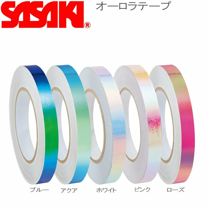 市場 SASAKI カラーミラクルテープホログラム加工 HT3 ゴールド ササキ 新体操