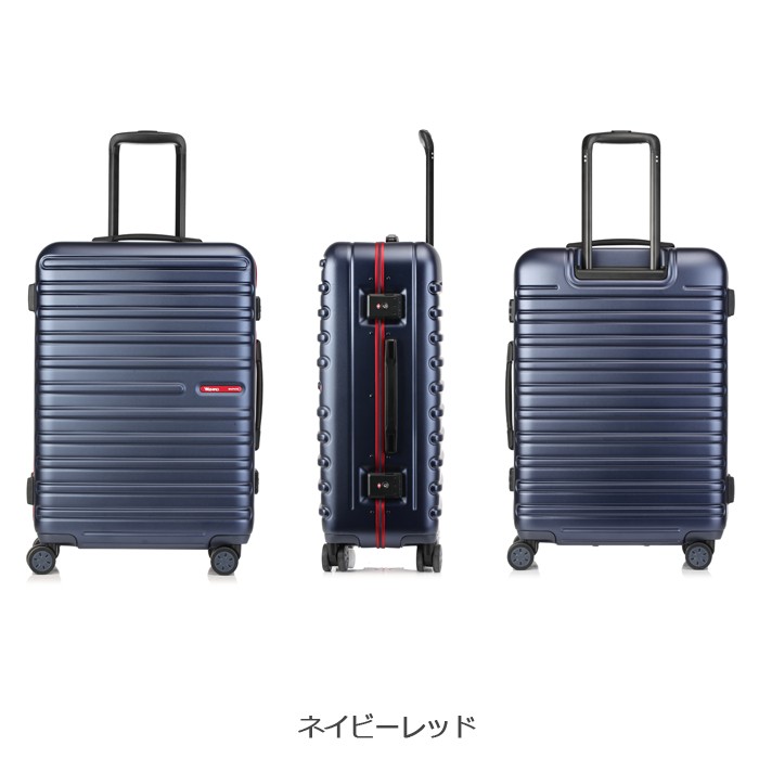 SUNCO サンコー キャリーケース スーツケース M WIZARD ウィザード メンズ レディース ネイビー ブラック WIZM-60 送料無料
