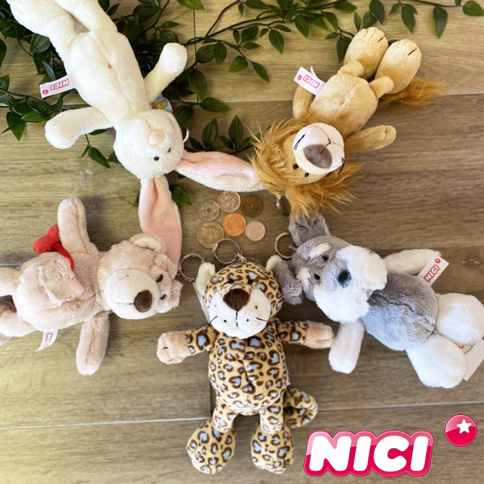 NICI ニキ ポーチ キーホルダー コインポーチ ぬいぐるみ 小銭入れ 