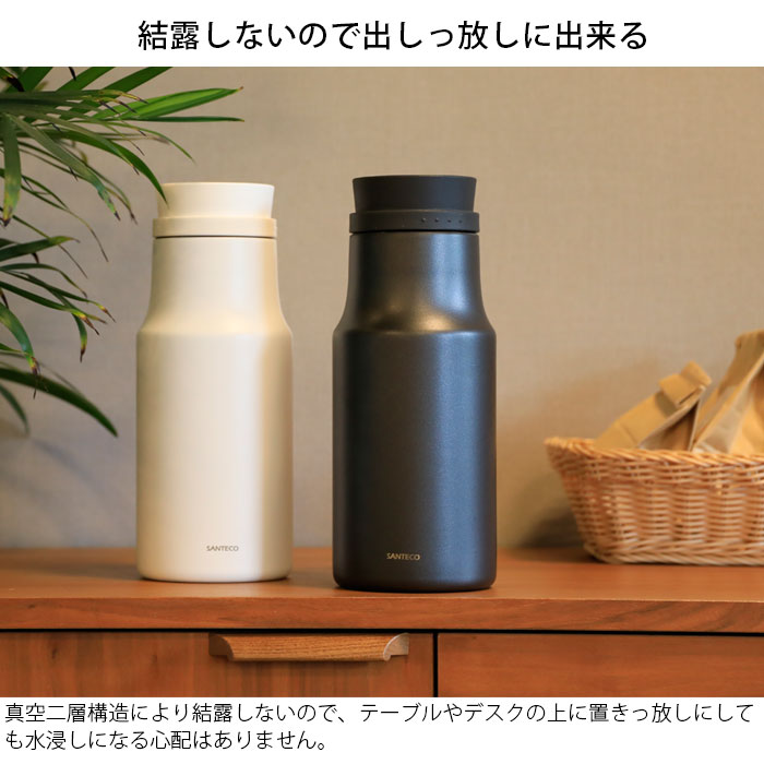 ポット 保温 持ち運び 水筒 大容量 1200ml 卓上ポット SANTECO