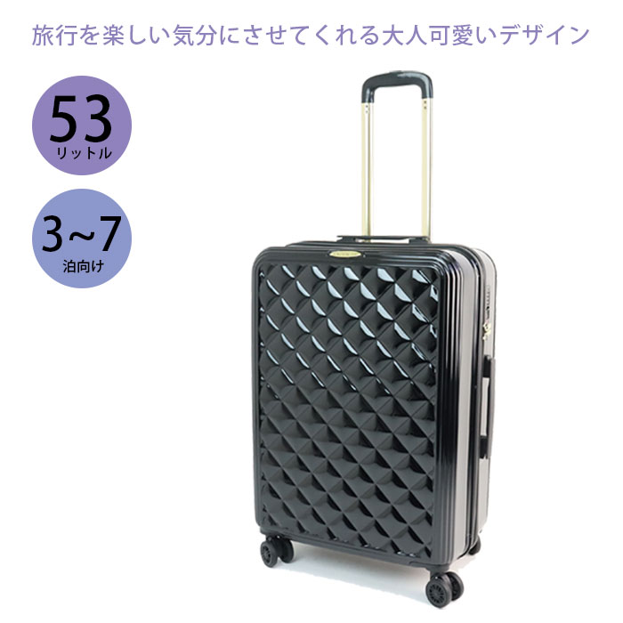 スーツケース Mサイズ CECIL McBEE セシルマクビー キルト 
