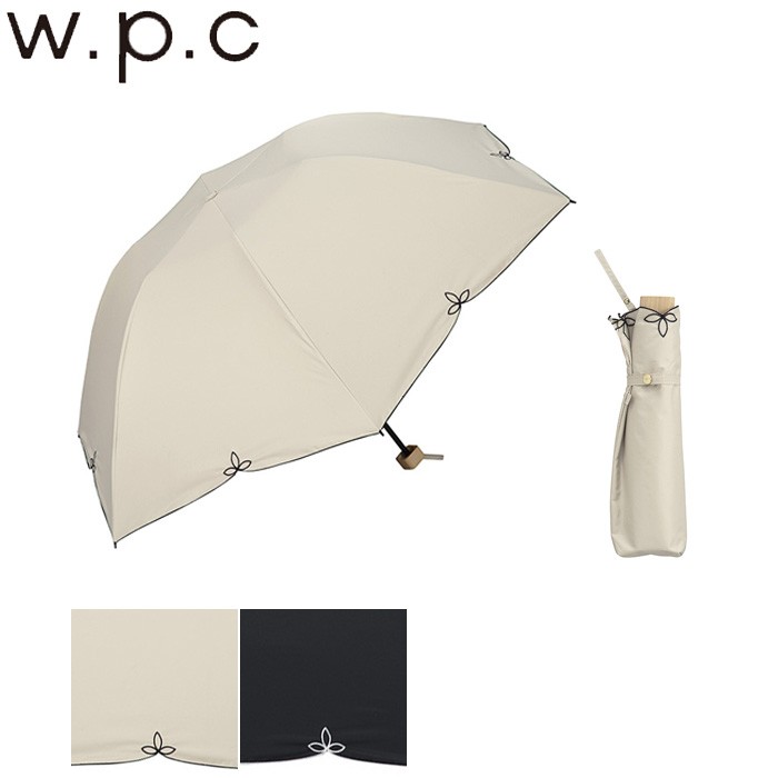 傘 レディース 日傘 折りたたみ 遮光 55cm w.p.c バードケージワイド ...