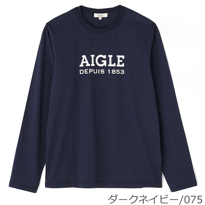 AIGLE エーグル Tシャツ レディース 長袖 吸水速乾 長袖Tシャツ ホワイト/ネイビー/カーキ ZTF048J ロンT トップス ブランド お｜gita｜03