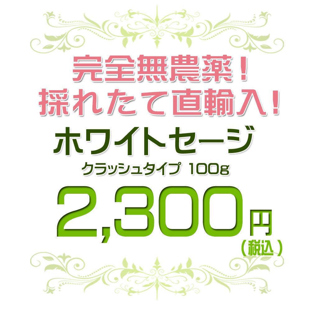 ホワイトセージ 部屋 浄化 クラッシュ 100g 枝なし :AC-GWHS-4ZA-100:Giyaman Jewellery Yahoo!店 -  通販 - Yahoo!ショッピング