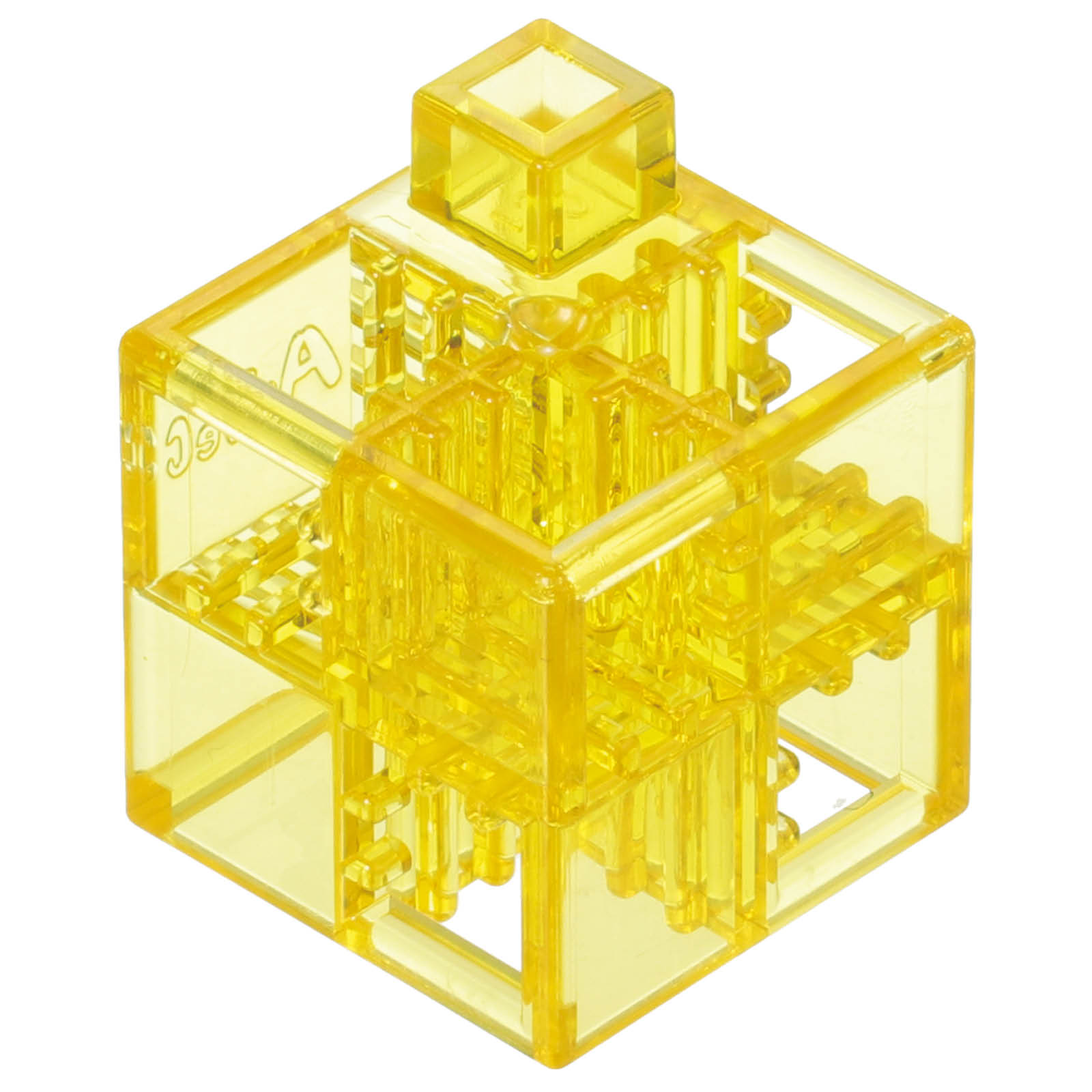 Ａｒｔｅｃブロック　クリア　基本四角　２４ｐｃｓ　黄　送料無料