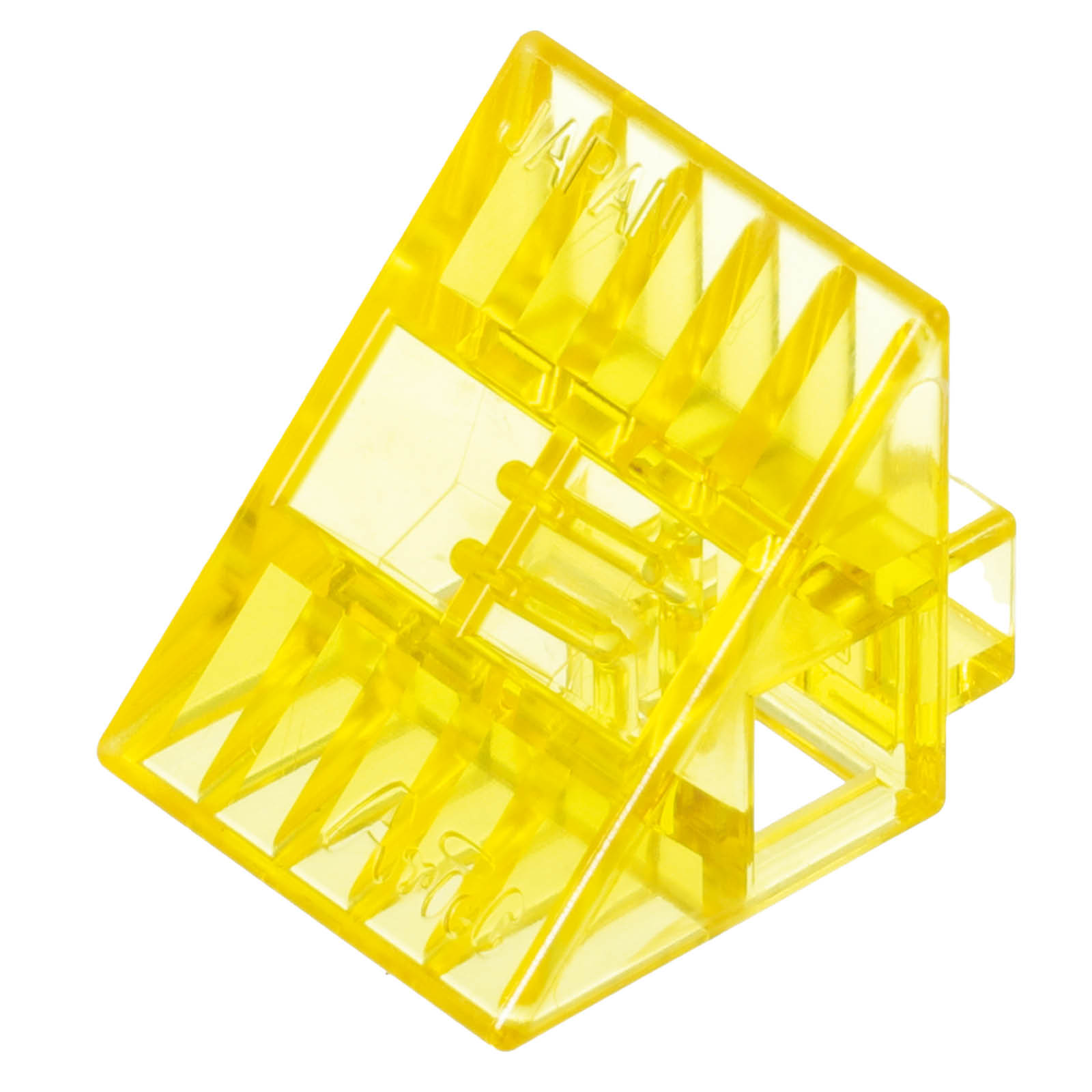 Ａｒｔｅｃブロック　クリア　三角Ａ　８ｐｃｓ　黄　送料無料