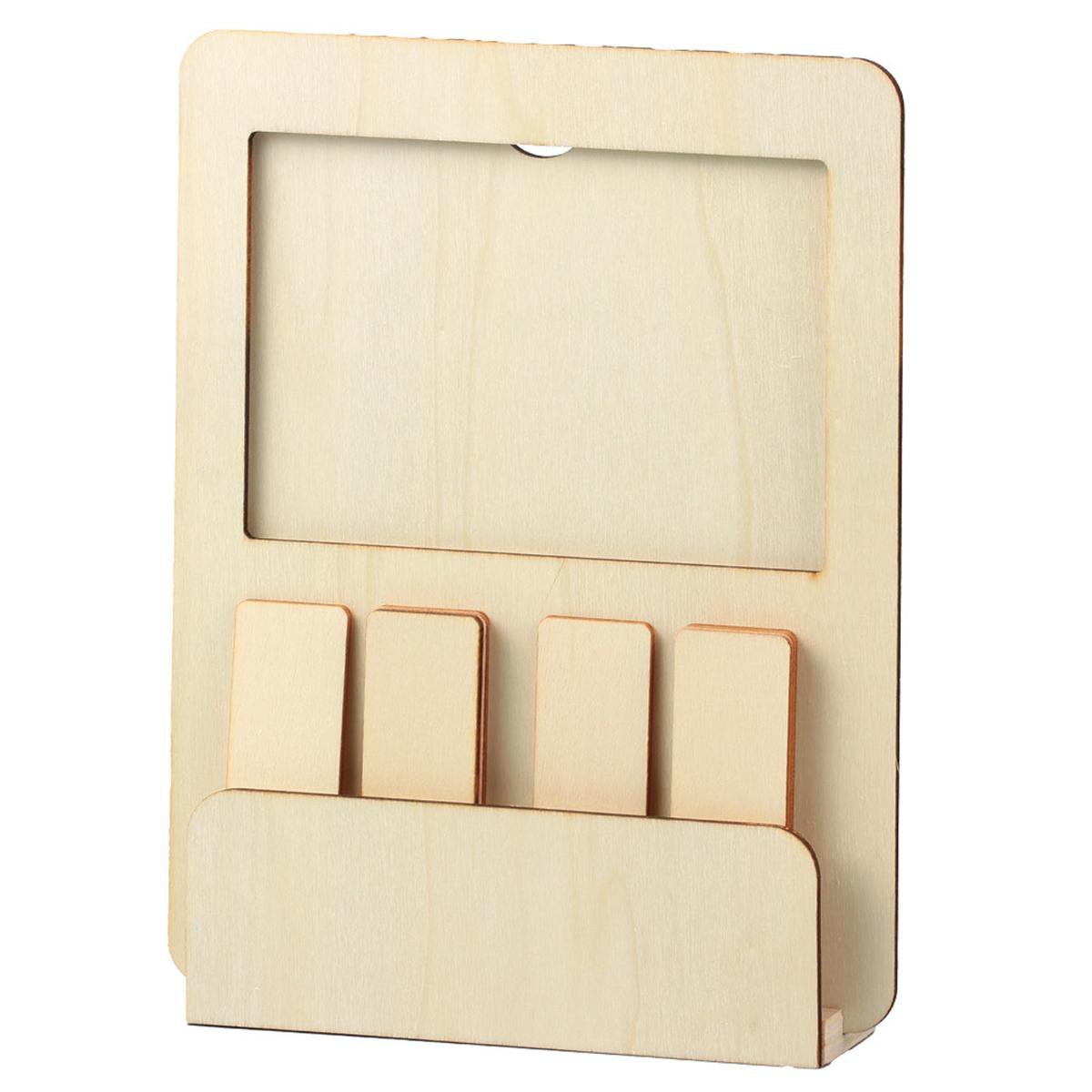 おえかきフォトフレームカレンダー写真立て 万年カレンダー 木製 無着色 L判 手作り 手描き 色鉛筆 クレヨン 水性ペン 油性ペン 幼稚園 保育園 幼児 小学生 子供