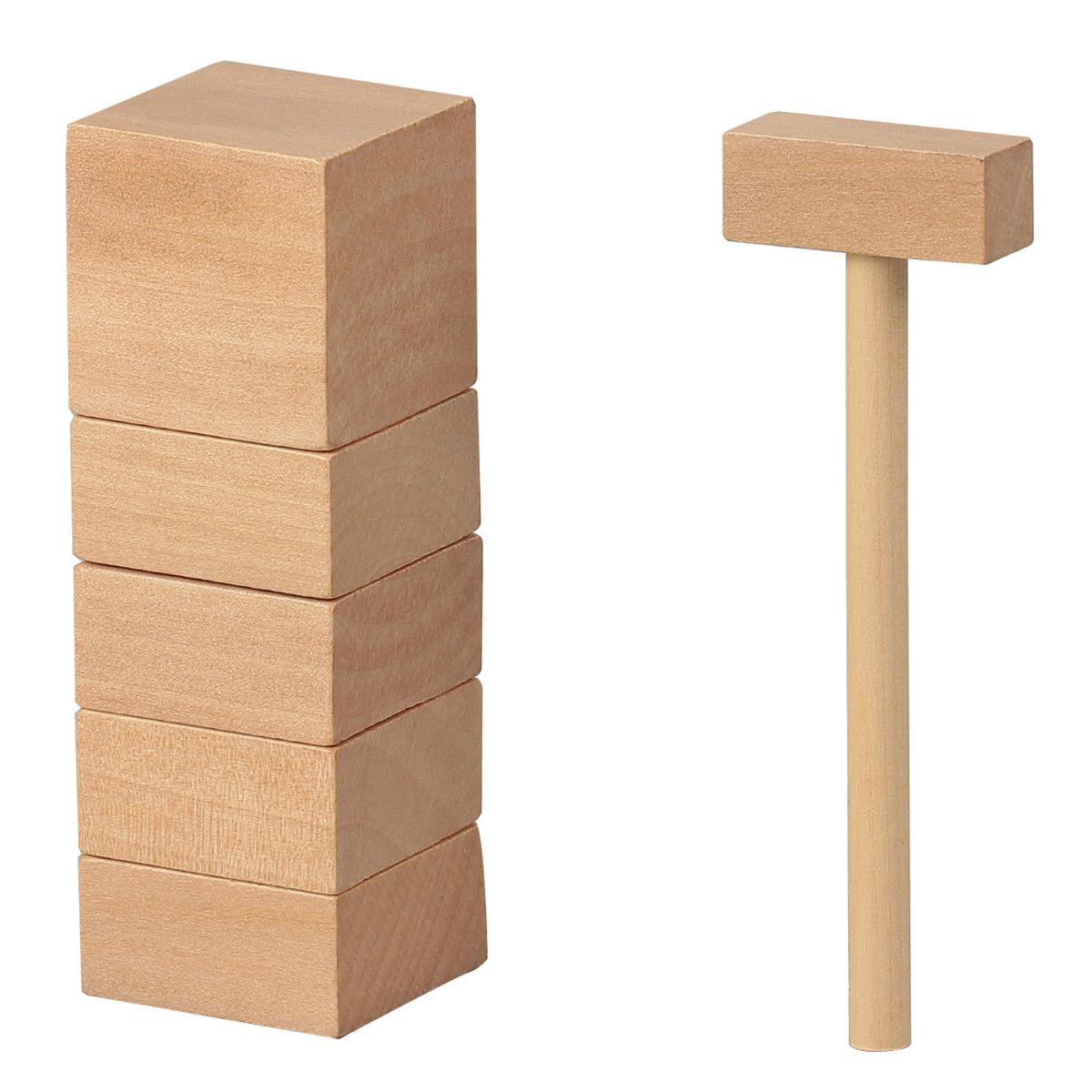 ましかくだるまおとしだるまおとし だるま落とし 四角 木製 無着色 手作り 手描き 色鉛筆 クレヨン 水性ペン 油性ペン 幼稚園 保育園 幼児 小学生 子供 お正月