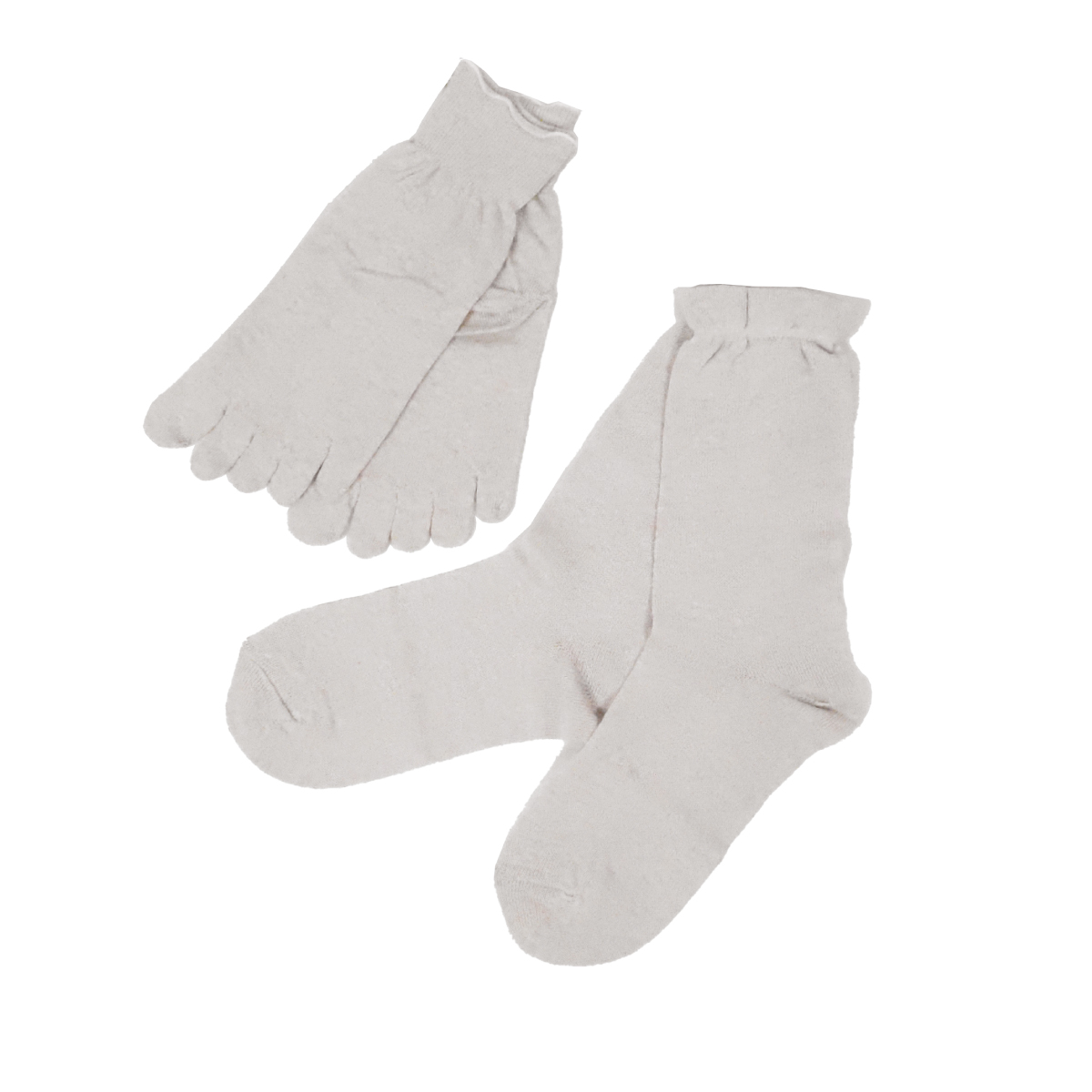 靴下 レディース ソックス 薄手 2枚セット 二枚重ね  消臭 炭糸 綿 コットン 足首 履き口 ゆったり ルームソックス 脱臭 スミラボ キノコト Kinokoto |  | 01