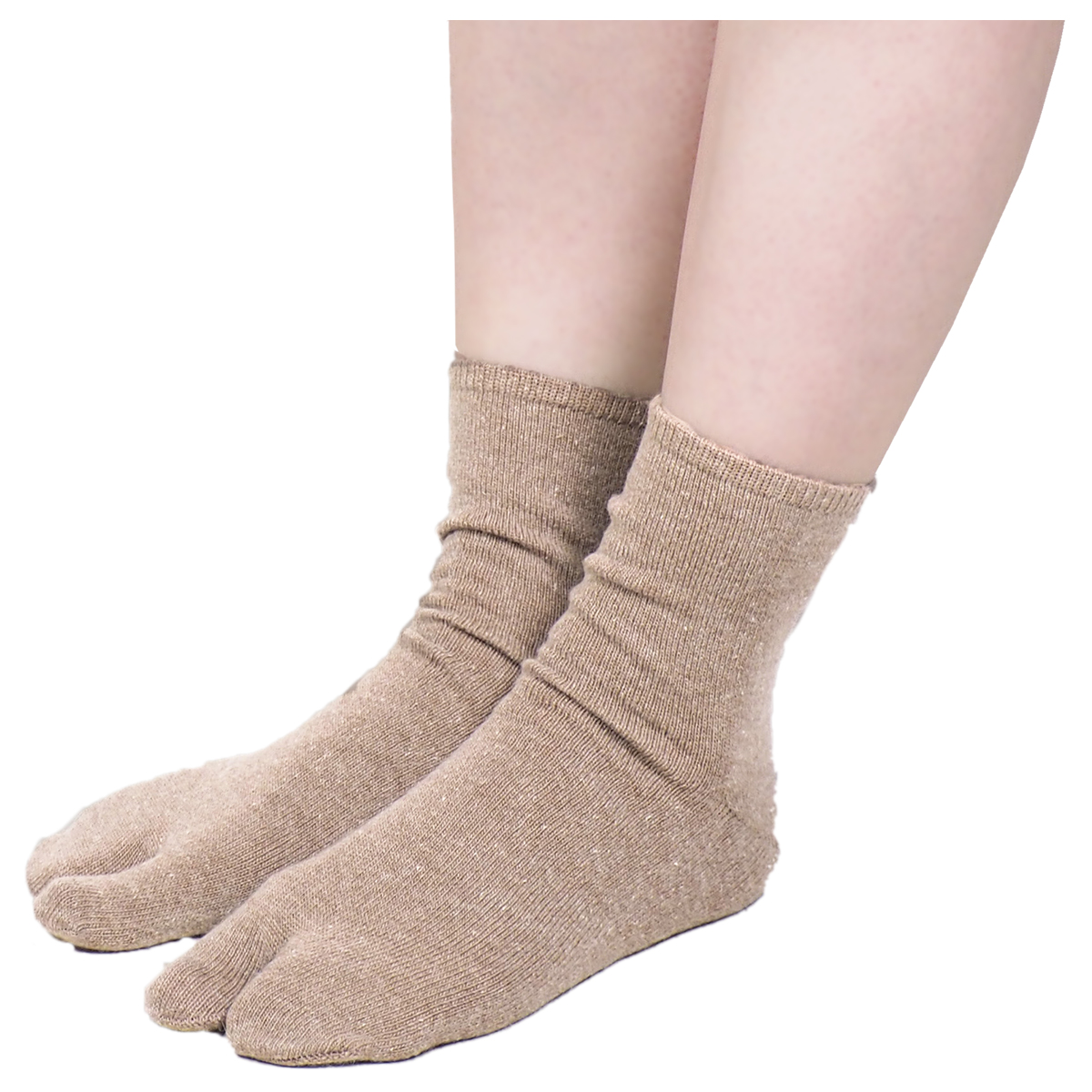 足袋ソックス レディース 暖かい クルー丈 靴下 プレーン アンゴラ ウール レディース 足袋靴下 日本 製 socks｜gjweb｜02