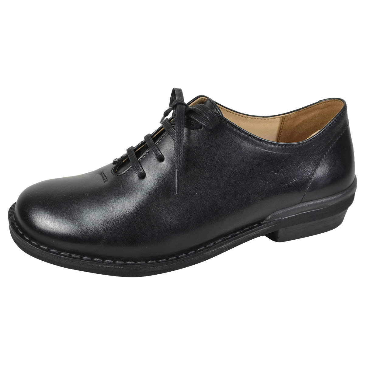 革靴 レディース 仕事 カジュアル 履きやすい レザー シューズ 黒 本革 はっ水 日本製 ムーンスター スローファクトリー