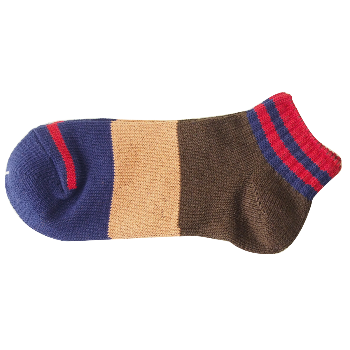 メンズ 靴下 ソックス くるぶし 厚手 ブロックカラー 履きやすい 脱げない ずれない ショート丈 |  | 01
