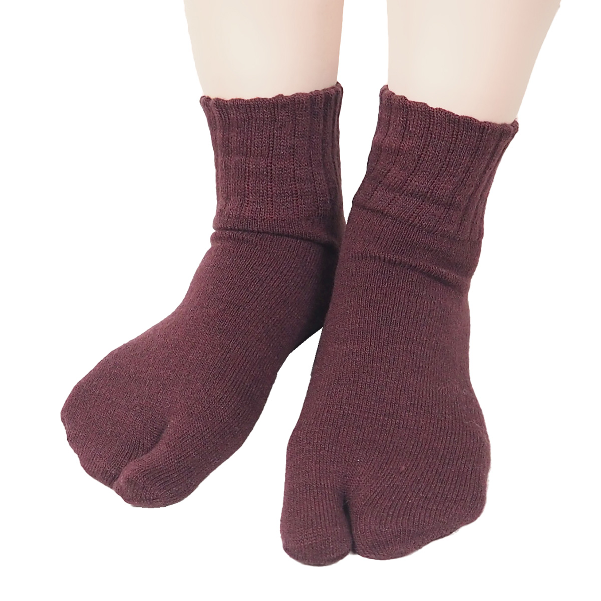 足袋靴下 レディース 足袋 ソックス ウール混 冷え症 保温 足指 健康 日本製 socks