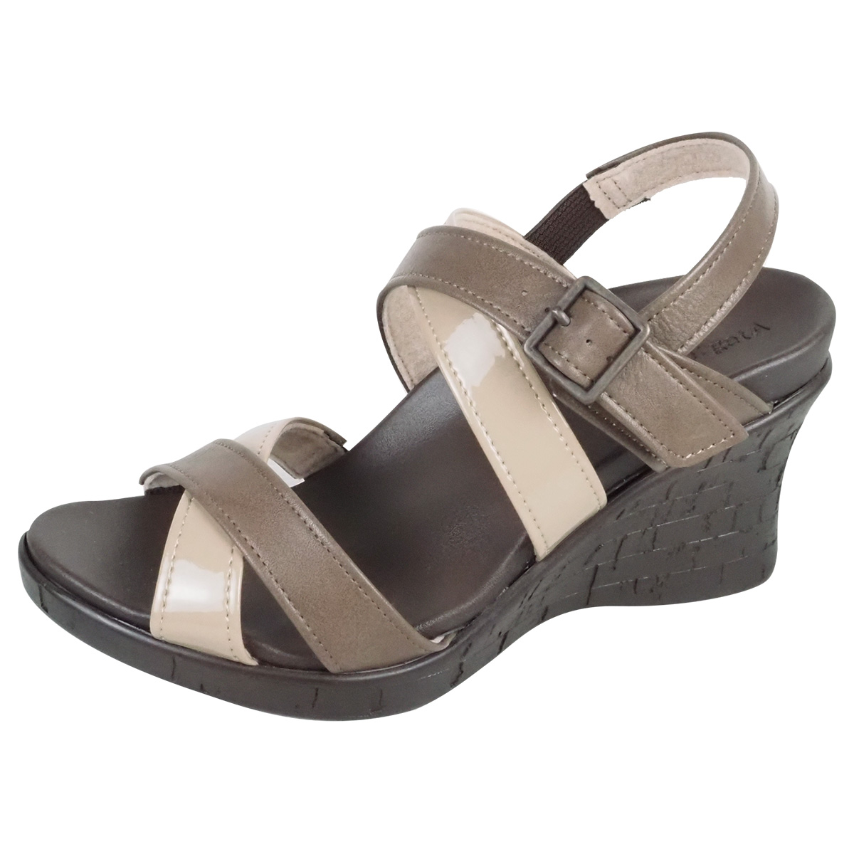 リゲッタ サンダル レディース 厚底 歩きやすい ウェッジソール ストラップ コルク調 7cmヒール sandal | Re:getA | 05