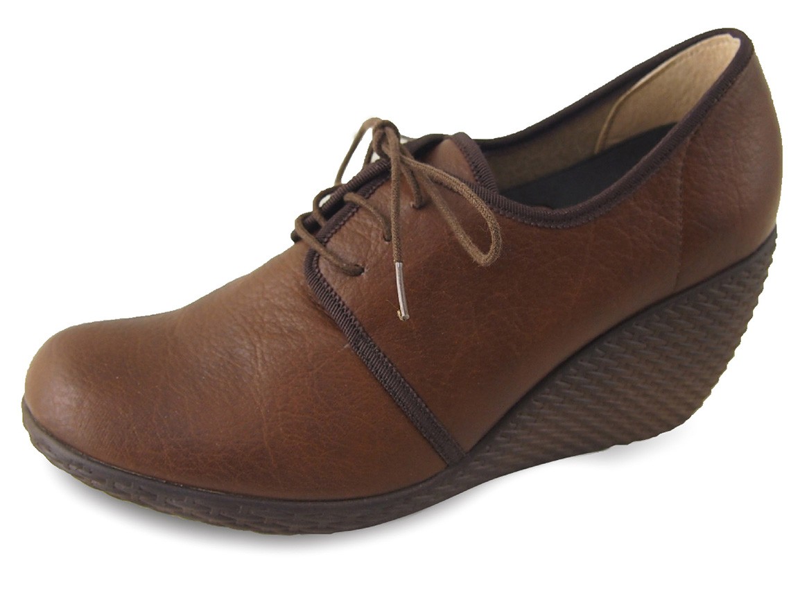 リゲッタ ウェッジヒール レースアップブーティ 7cm コンフォート | Re:getA | 01