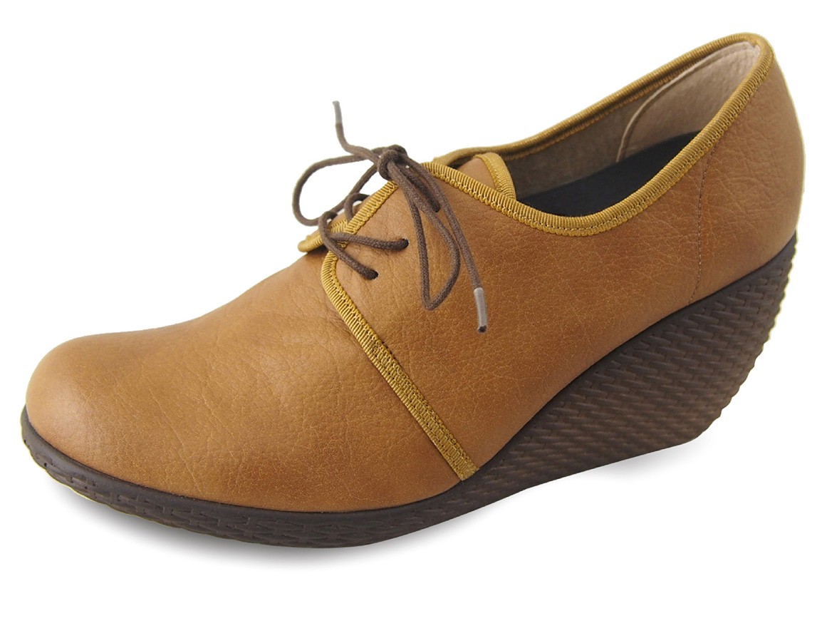 リゲッタ ウェッジヒール レースアップブーティ 7cm コンフォート | Re:getA | 02