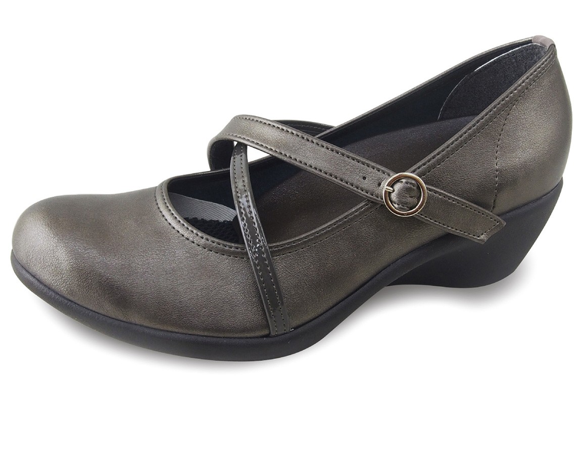 リゲッタ パンプス 5cm 歩きやすい ストラップクロスベルトパンプス ブラック | Re:getA | 02