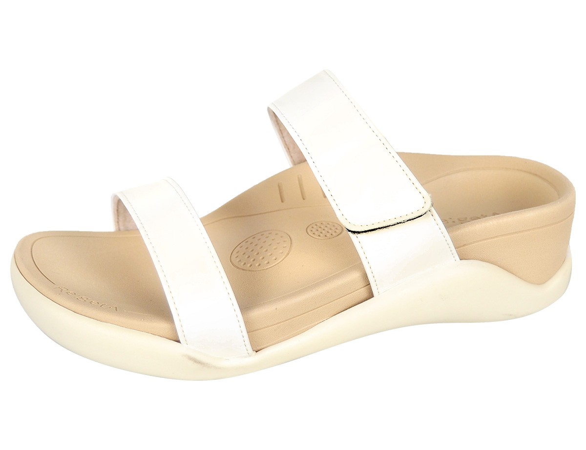 リゲッタ サンダル レディース 夏 履きやすい 3e 厚底 ミュール つっかけ 2本ベルト 幅広 mule | Re:getA | 06