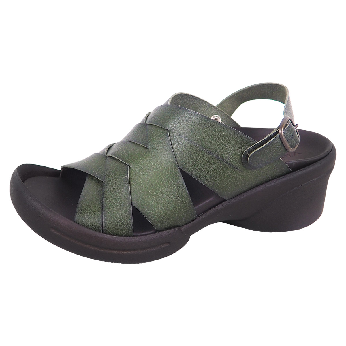 リゲッタ サンダル レディース ウェッジソール ストラップ 編み込み 手染め 幅広 甲高 履きやすい グミ インソール sandal | Re:getA | 04