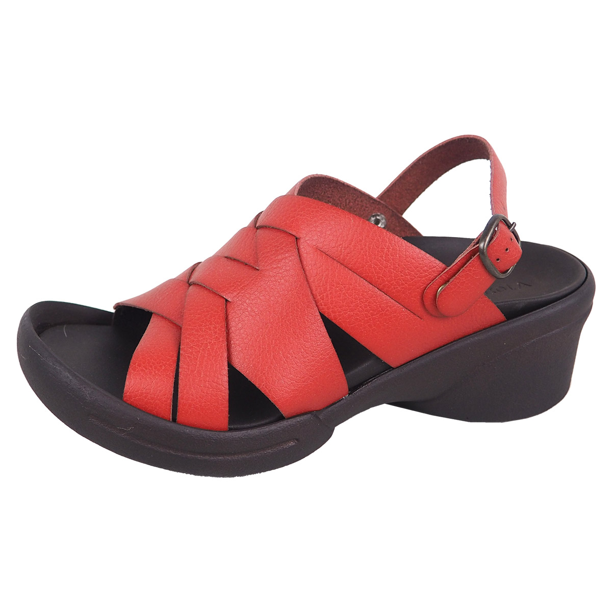 リゲッタ サンダル レディース ウェッジソール ストラップ 編み込み 手染め 幅広 甲高 履きやすい グミ インソール sandal | Re:getA | 06