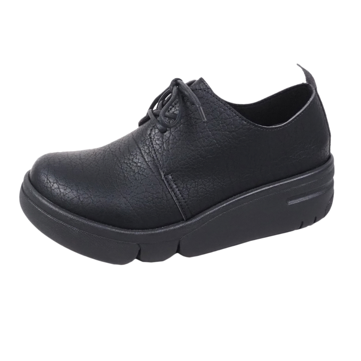 リゲッタ 靴 厚底 シューズ 軽い 疲れない 歩きやすい 幅広 大きいサイズ 黒 shoes | Re:getA | 01