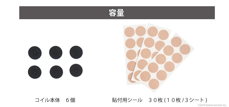 丸山式 コイル ブラックアイ 6個入り 電磁波対策 肩 こり 解消グッズ 首 腰痛 背中 :asc009:GJWEB - 通販 -  Yahoo!ショッピング